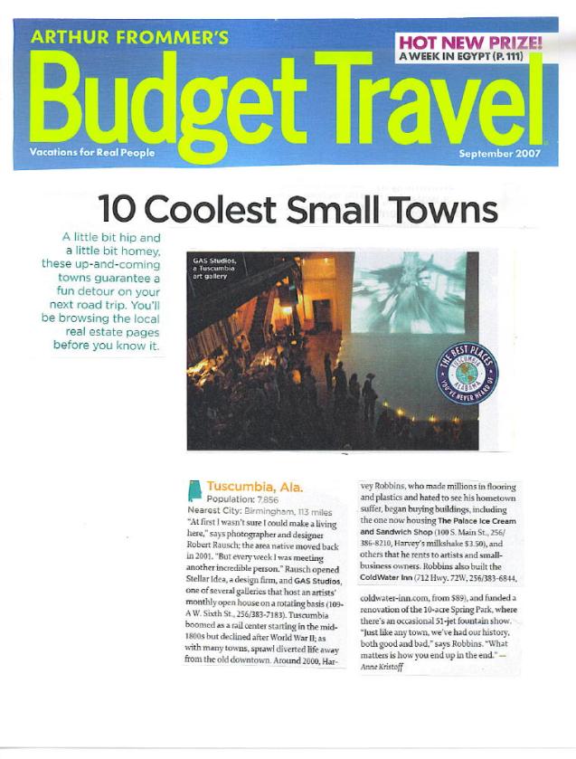 Budget Travel Tuscumbia2007